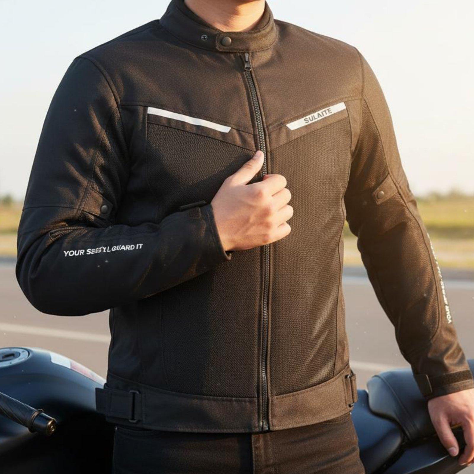 Motorcycle Mesh Jacket Summer Breathable - Jaqueta de motociclista em malha respirável,