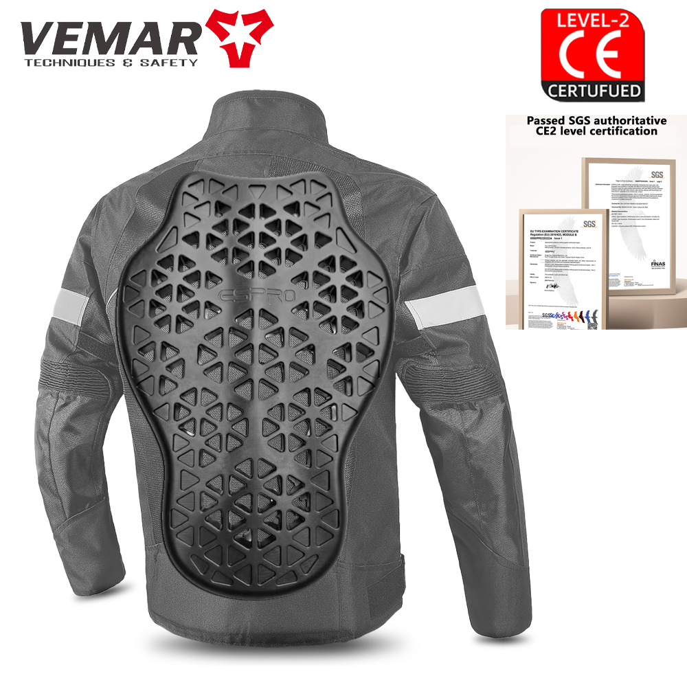 Motorcycle Back Protector Ce Level 2 - Almofada de proteção traseira universal para