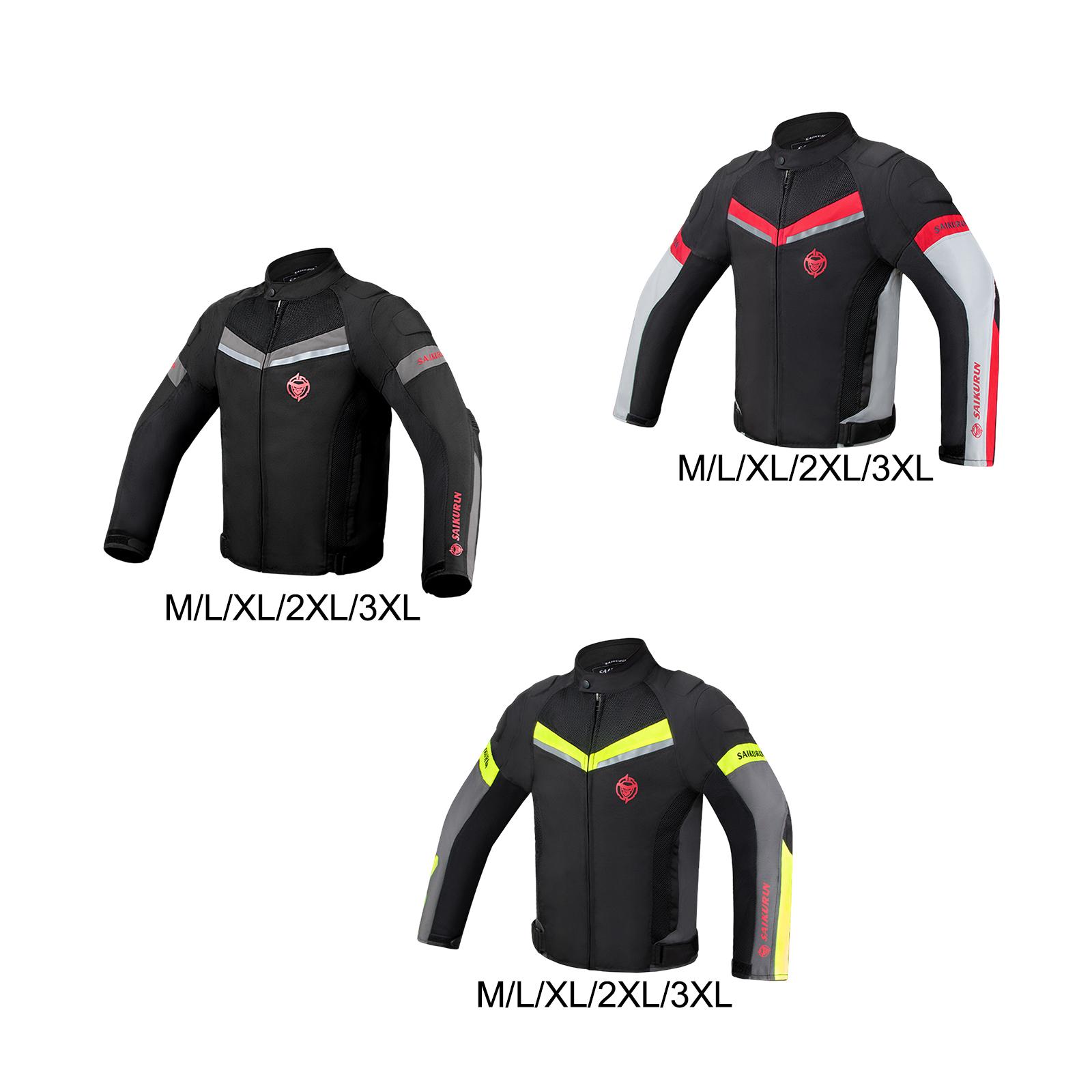 Motorcycle Mesh Jacket Summer Breathable - Jaqueta para motociclismo com almofadas respiráveis