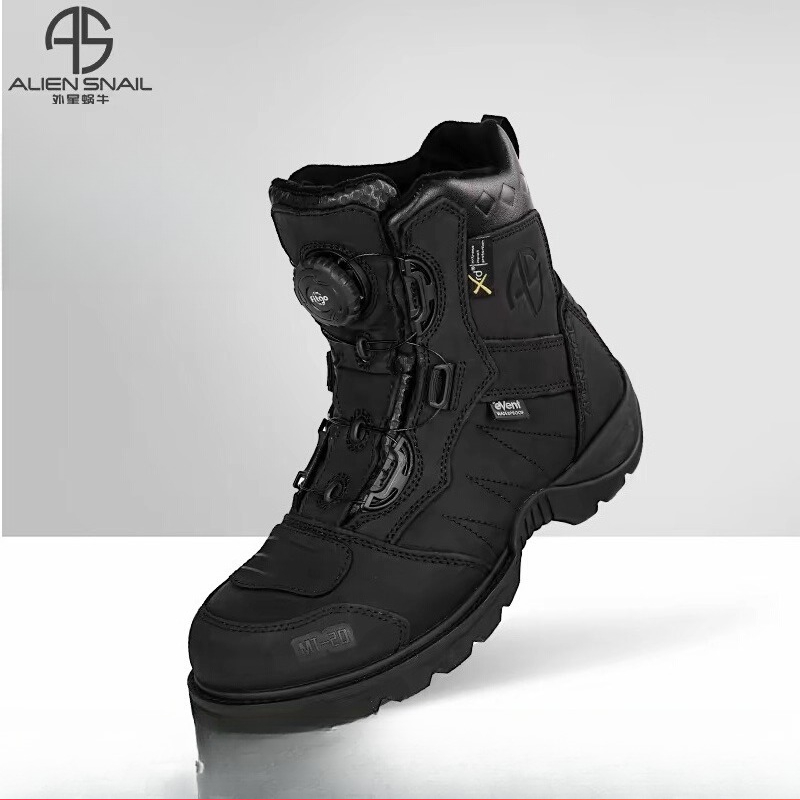 Motorcycle Boots Waterproof Riding - Aliensnail mt20 botas de equitação da