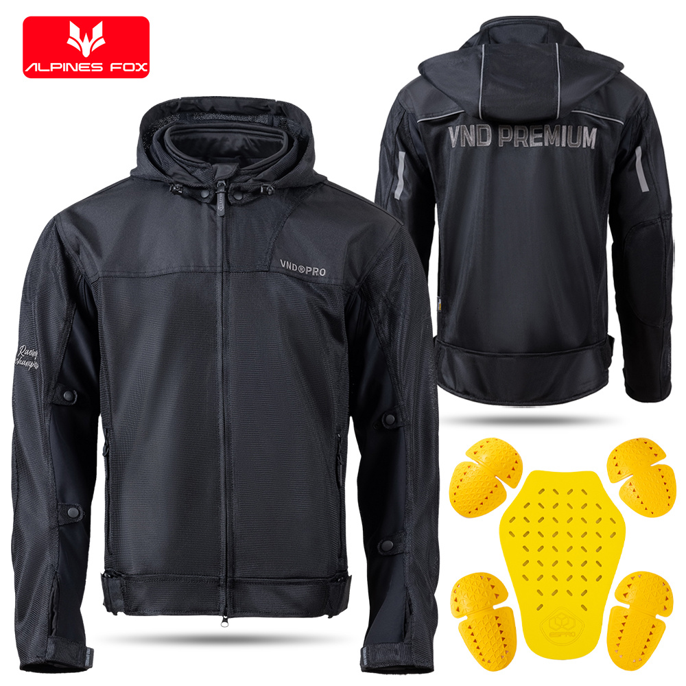 Motorcycle Mesh Jacket Summer Breathable - Jaqueta de motociclista de verão, com