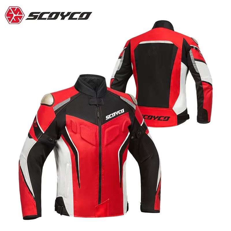 Motorcycle Mesh Jacket Summer Breathable - Conjunto de Jaqueta e Calça SCOYCO