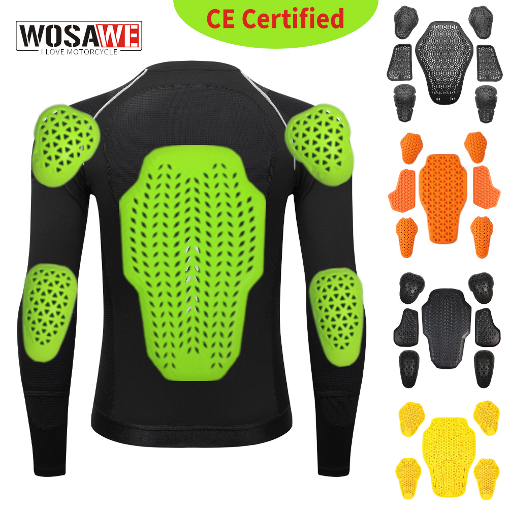 Motorcycle Back Protector Ce Level 2 - Wosawe ce nível 1/2 jaqueta de