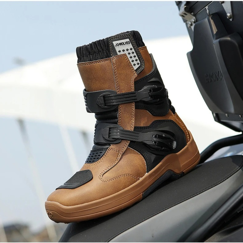 Motorcycle Boots Waterproof Riding - Botas de Proteção para Motociclismo Off