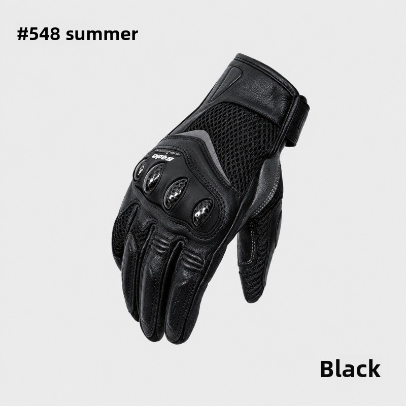 Motorcycle Gloves Leather Knuckle - Luvas de Motocicleta Femininas STAR FIELD