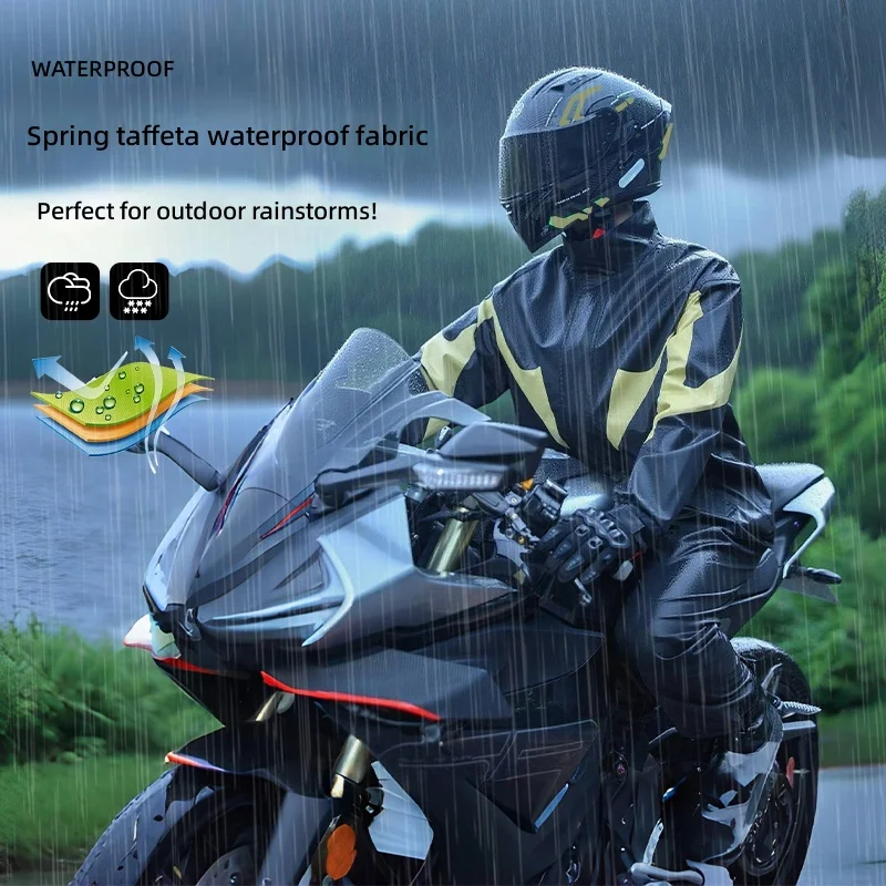 Motorcycle Rain Suit 2 Piece - Conjunto de Chuva para Motocicleta Impermeável