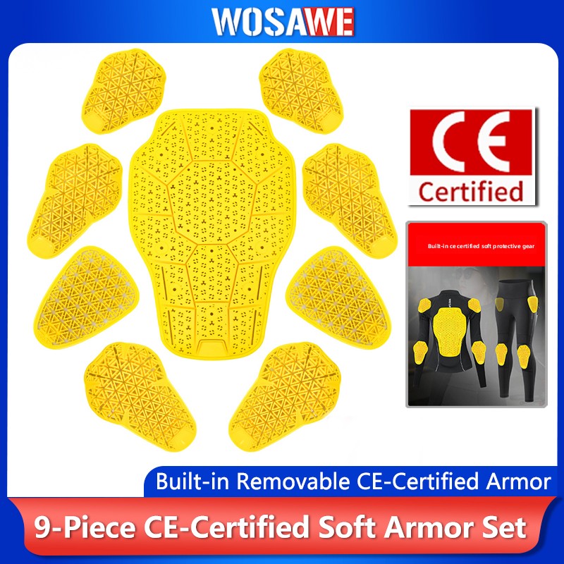 Motorcycle Back Protector Ce Level 2 - Protetor de Costas para Motocicleta WOSAWE,