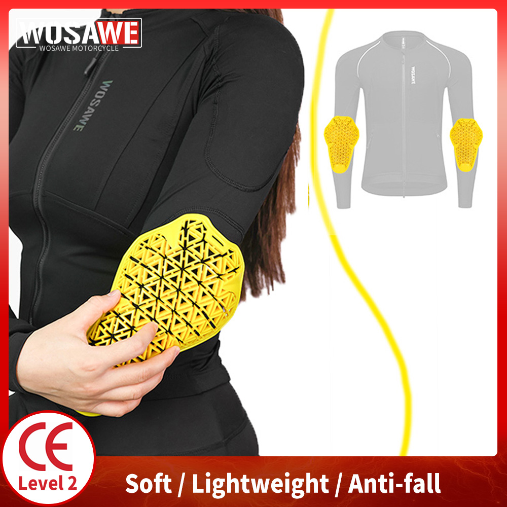 Motorcycle Back Protector Ce Level 2 - Protetores de Cotovelo Respiráveis para Motocicleta