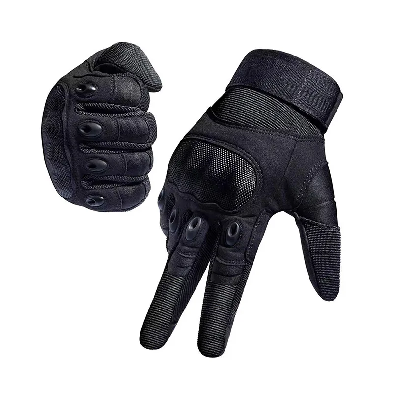 Luvas táticas de dedo completo - Motorcycle Gloves Leather Knuckle avaliação e preço