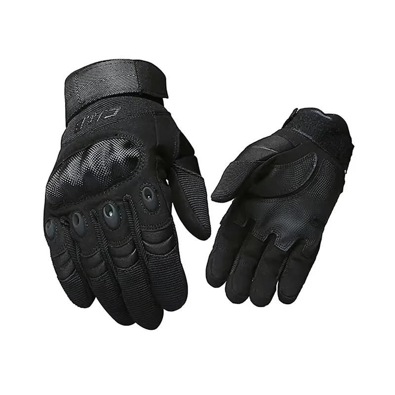 Luvas táticas de dedo completo - Motorcycle Gloves Leather Knuckle avaliação e preço