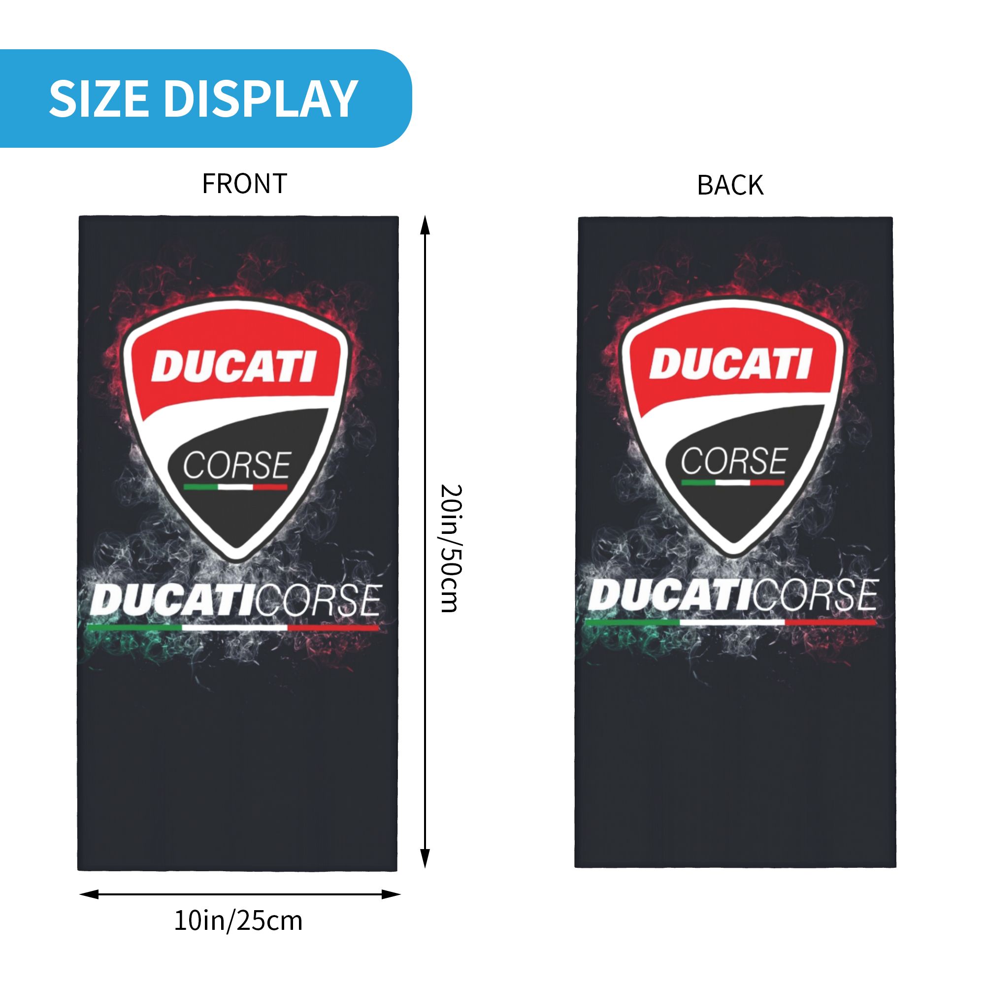 Bandana Personalizada Ducati p - Motorcycle Neck Gaiter Balaclava avaliação e preço