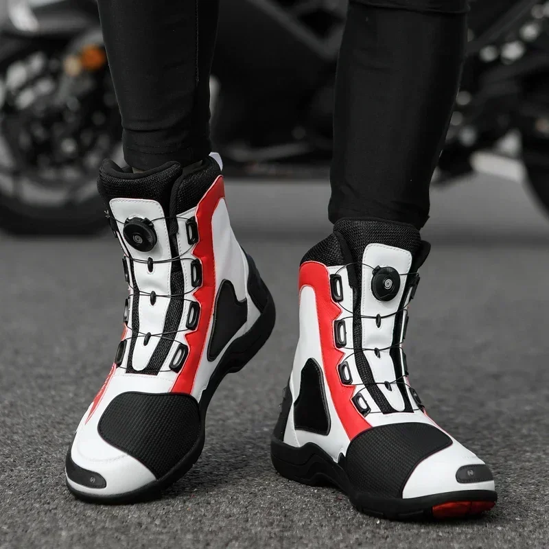 Novas Botas de Motocicleta Mas - Motorcycle Boots Waterproof Riding avaliação e preço