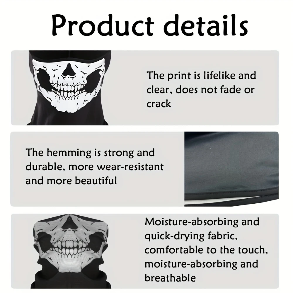 Balaclava para motocicleta, má - Motorcycle Neck Gaiter Balaclava avaliação e preço
