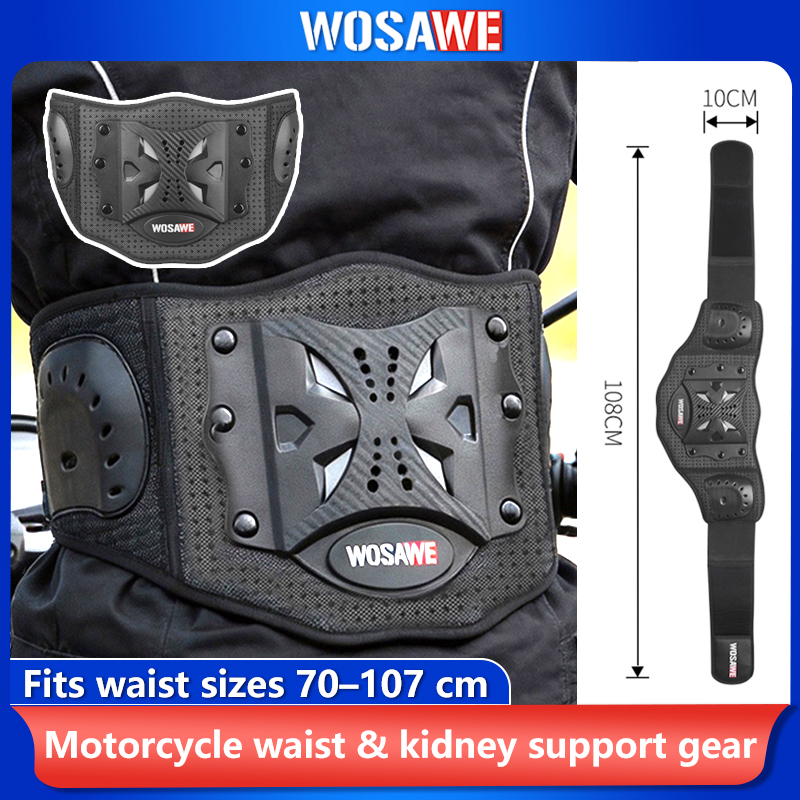 Cinto de Suporte Lombar WOSAWE - Motorcycle Kidney Belt Riding avaliação e preço