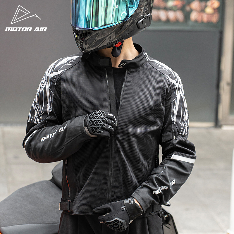 Jaqueta de Motocicleta Preta p - Motorcycle Mesh Jacket Summer Breathable avaliação e preço