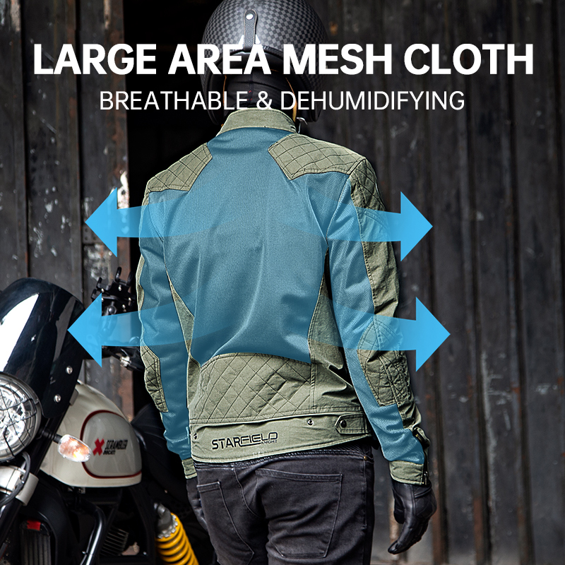 Star field knight jaqueta de m - Motorcycle Mesh Jacket Summer Breathable avaliação e preço