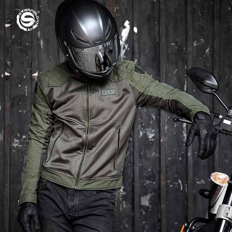 Star field knight jaqueta de m - Motorcycle Mesh Jacket Summer Breathable avaliação e preço