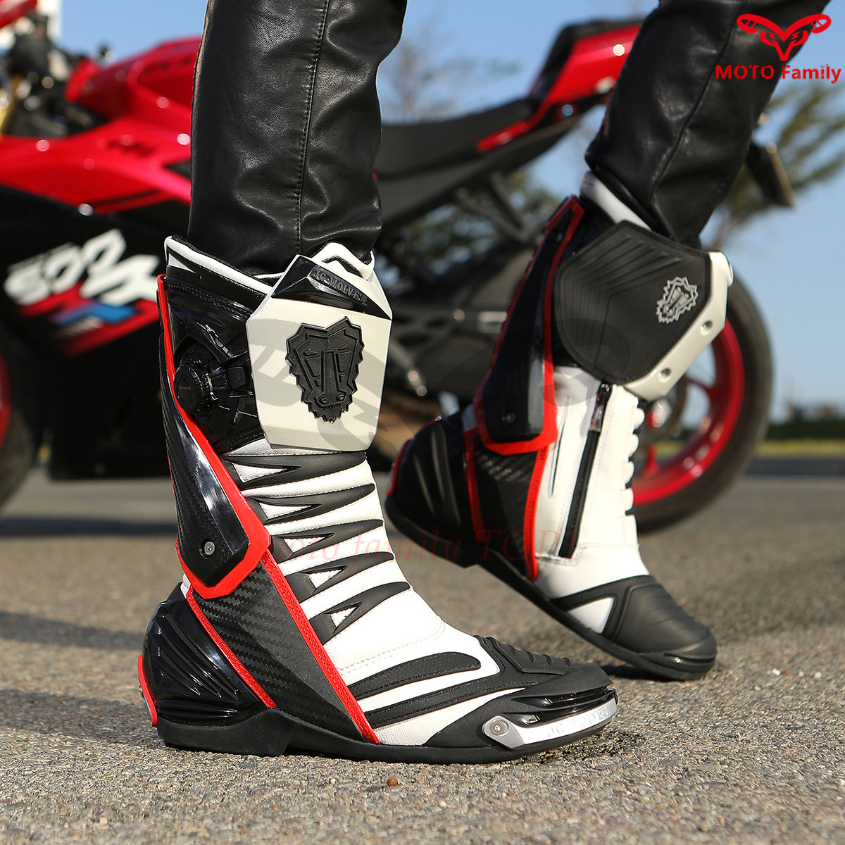 Botas de motociclismo para com - Motorcycle Boots Waterproof Riding avaliação e preço