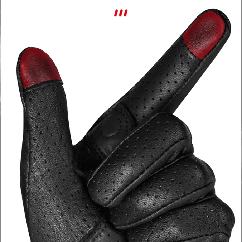 Luvas de motociclismo off-road - Motorcycle Gloves Leather Knuckle avaliação e preço