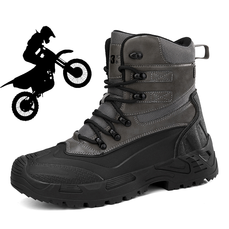 Botas de Motocicleta Masculina - Motorcycle Boots Waterproof Riding avaliação e preço