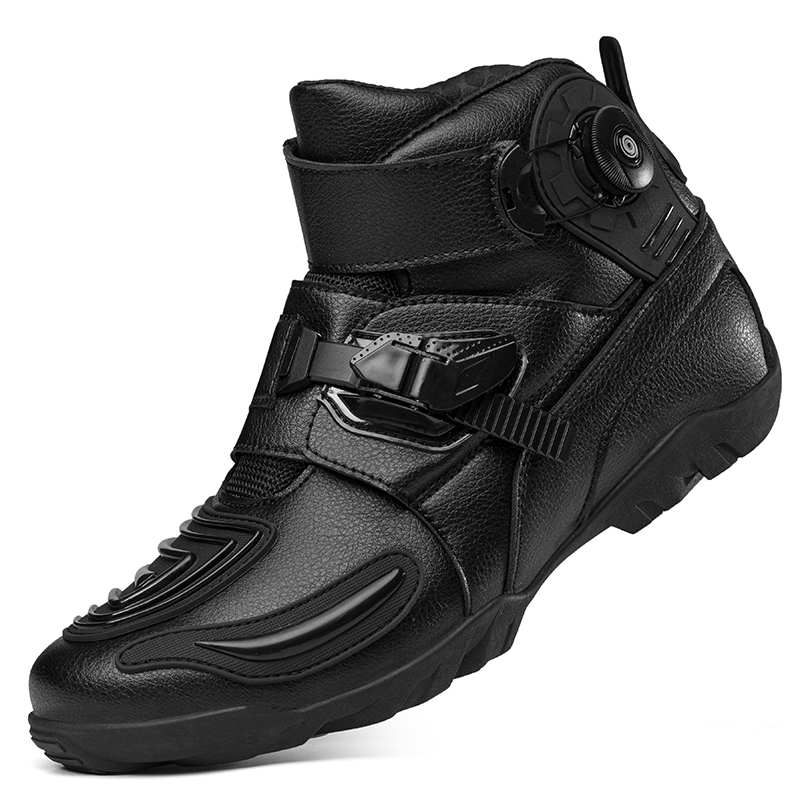 Homens sapatos de motocicleta  - Motorcycle Boots Waterproof Riding avaliação e preço