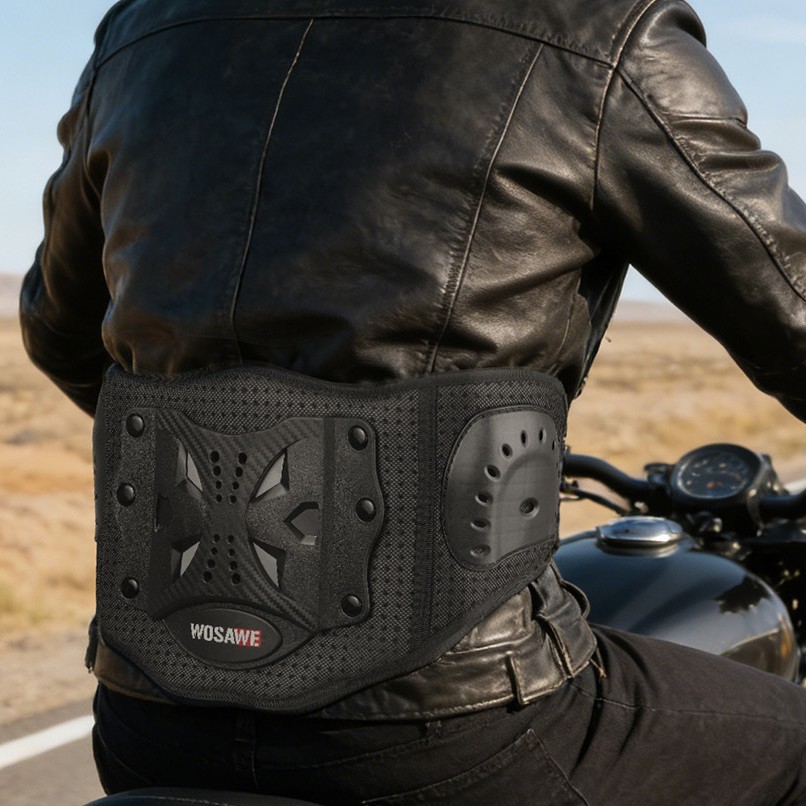 Cinto de Suporte Lombar WOSAWE - Motorcycle Kidney Belt Riding avaliação e preço