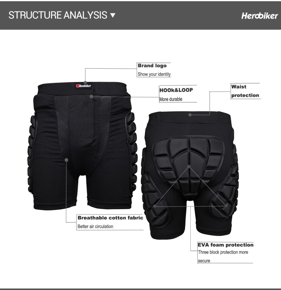 Calções de motociclismo para h - Motorcycle Pants Riding Armored avaliação e preço