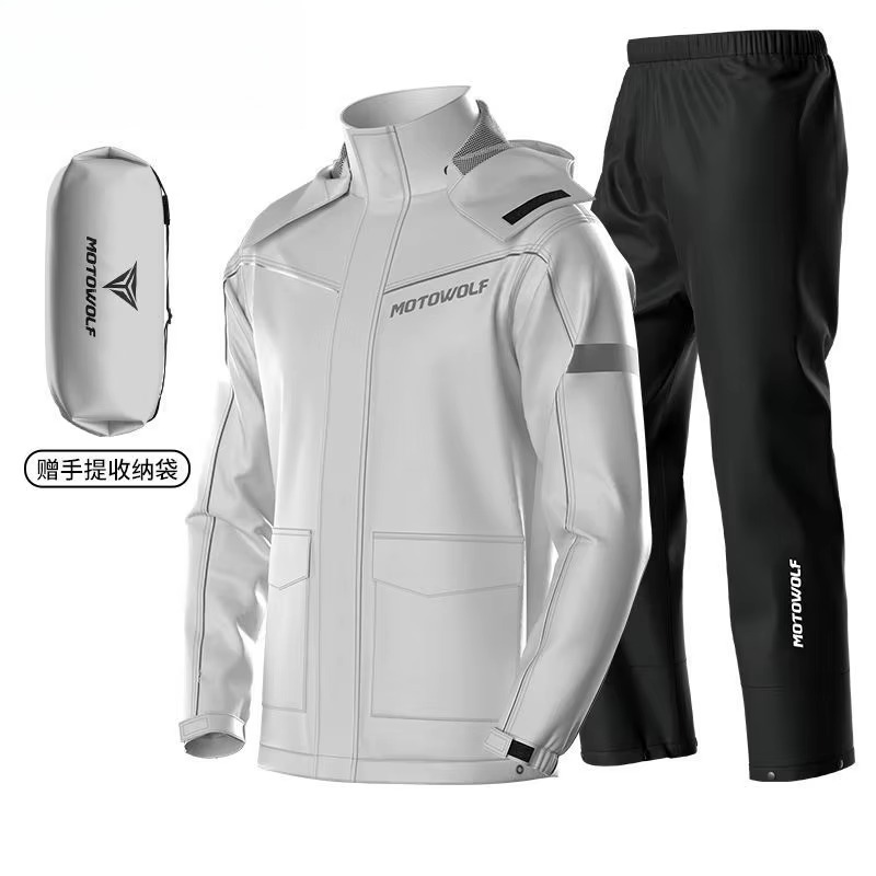 Capa de Chuva MOTOWOLF para Mo - Motorcycle Riding Jacket Waterproof avaliação e preço