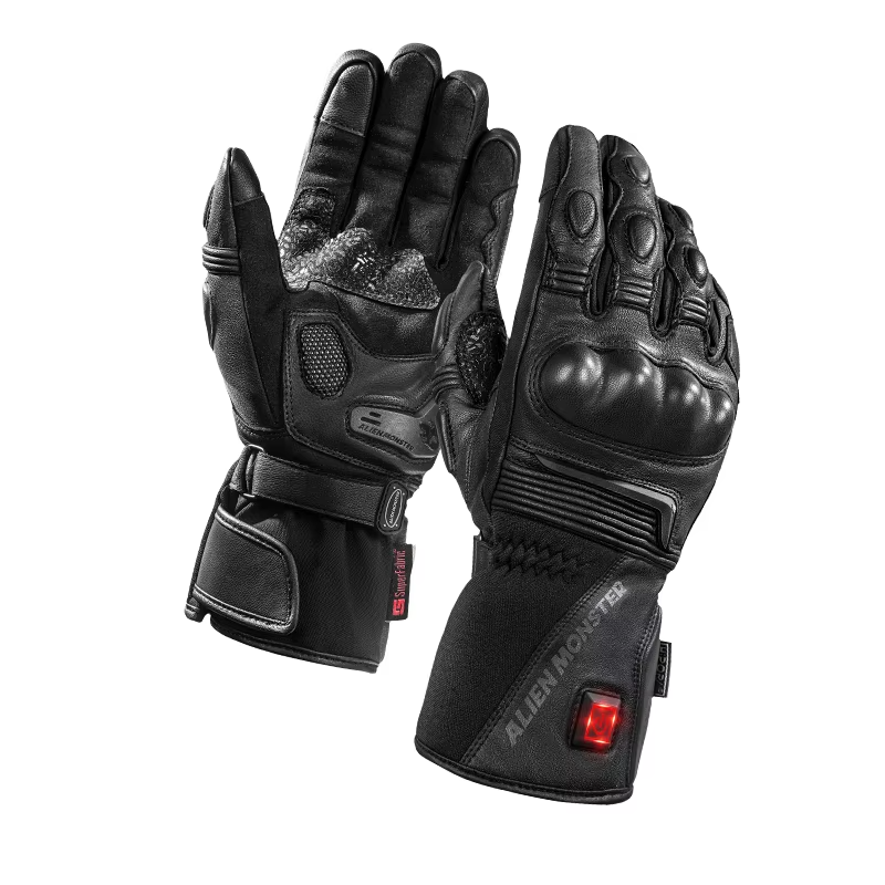 Novas Luvas de Couro para Moto - Motorcycle Gloves Leather Knuckle avaliação e preço
