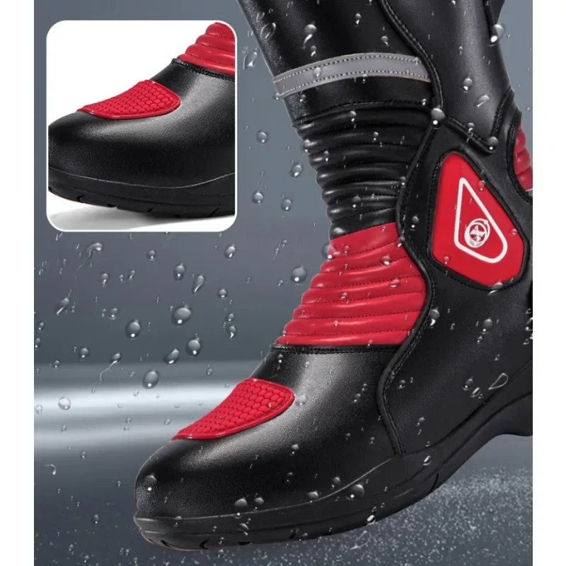 Botas de motociclista respiráv - Motorcycle Boots Waterproof Riding avaliação e preço