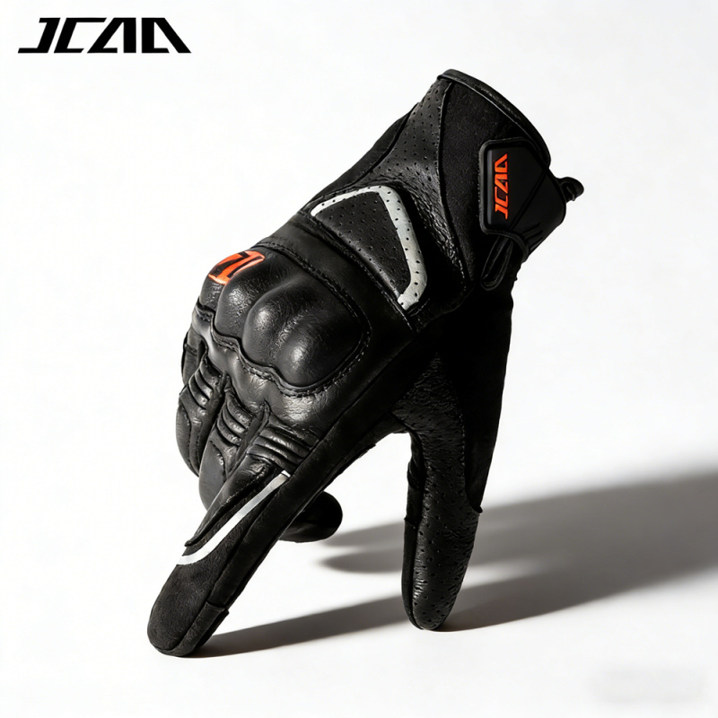 Unissex pele de cabra couro eq - Motorcycle Gloves Leather Knuckle avaliação e preço