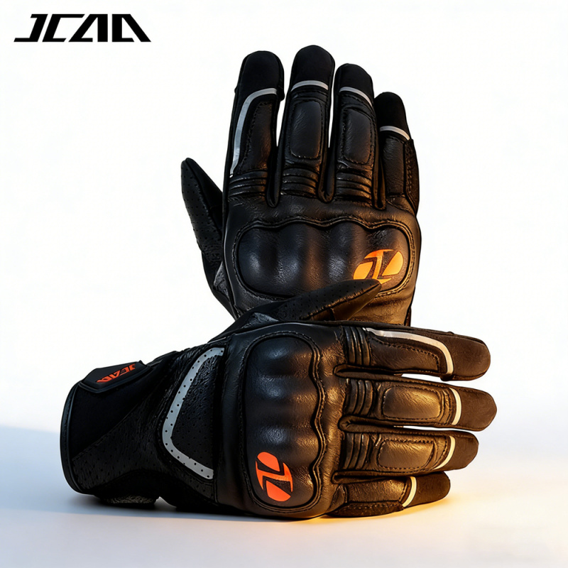 Unissex pele de cabra couro eq - Motorcycle Gloves Leather Knuckle avaliação e preço