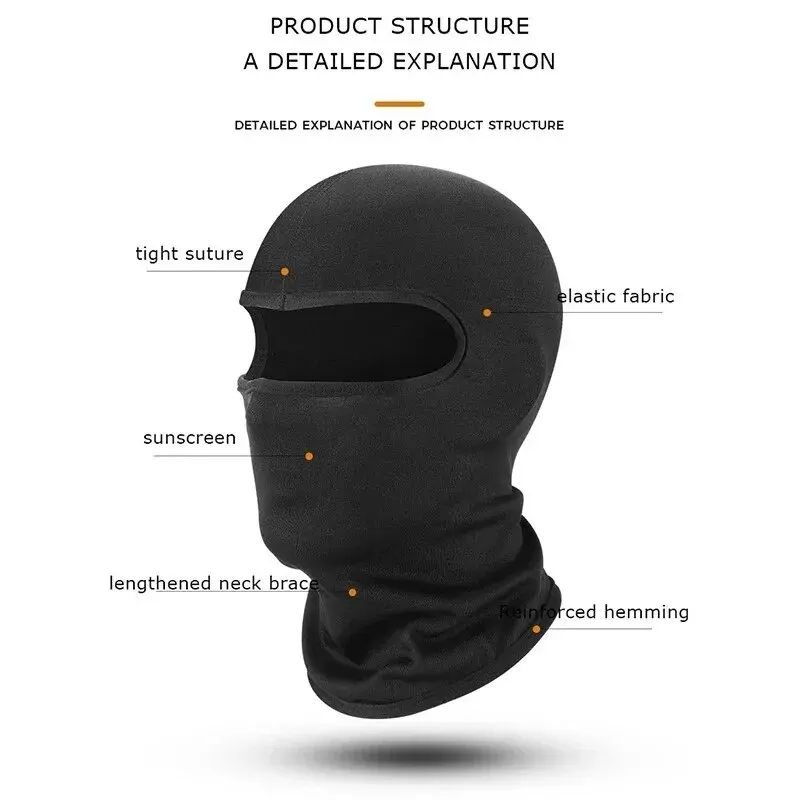 Máscara Balaclava de Rosto Int - Motorcycle Neck Gaiter Balaclava avaliação e preço
