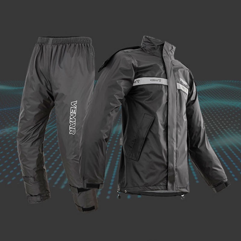 2 peças/set VEMAR Jaqueta e Ca - Motorcycle Rain Suit 2 Piece avaliação e preço