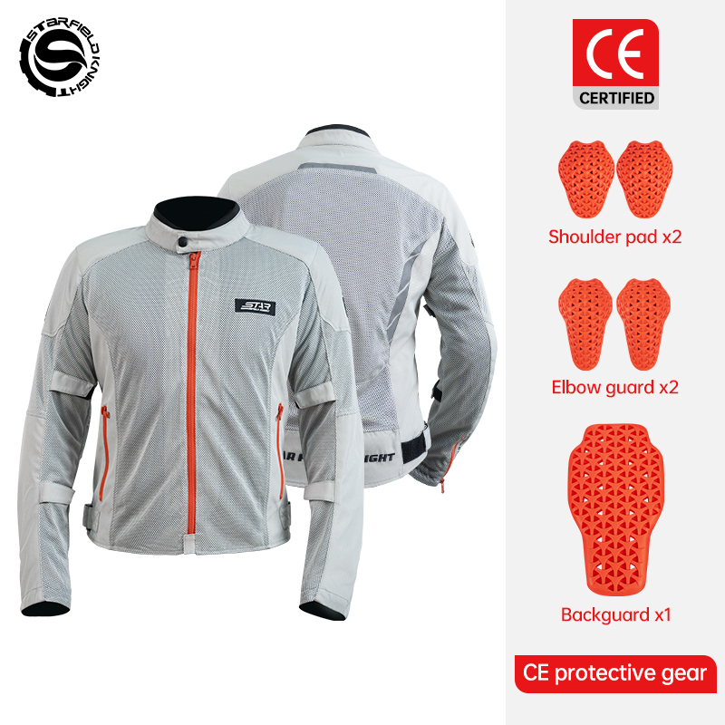 Star field knight jaqueta de m - Motorcycle Mesh Jacket Summer Breathable avaliação e preço
