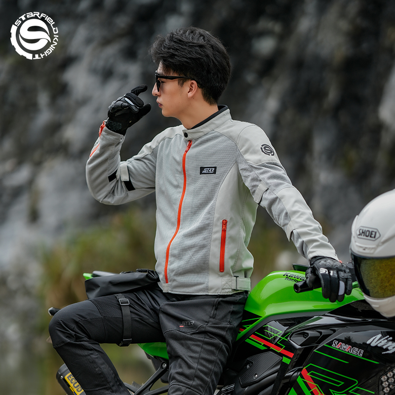 Star field knight jaqueta de m - Motorcycle Mesh Jacket Summer Breathable avaliação e preço