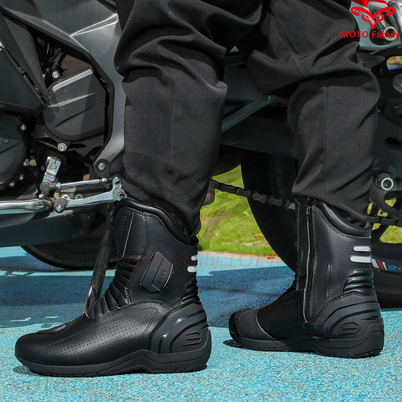 Botas de motocicleta antiderra - Motorcycle Boots Waterproof Riding avaliação e preço