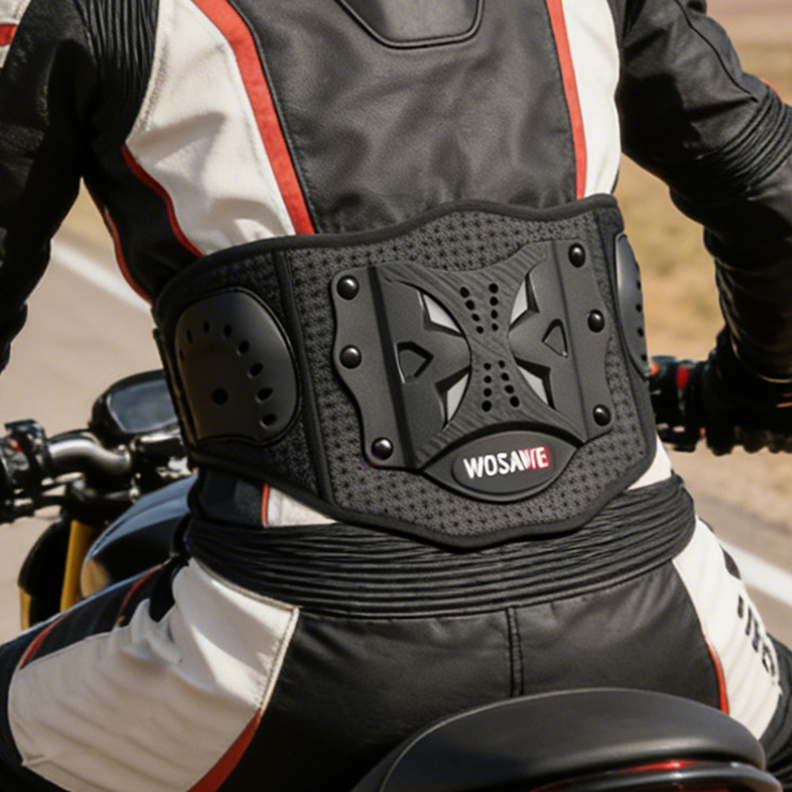 Cinto de Suporte Lombar WOSAWE - Motorcycle Kidney Belt Riding avaliação e preço