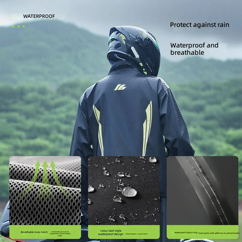 Conjunto de Chuva para Motocic - Motorcycle Rain Suit 2 Piece avaliação e preço
