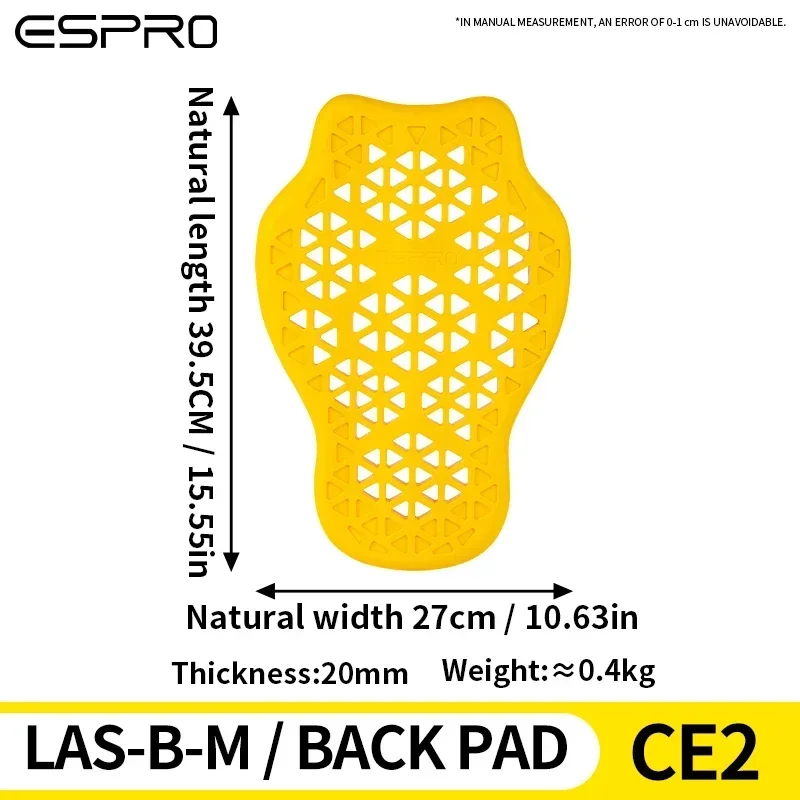 Conjunto de 4/5/9 peças de pro - Motorcycle Back Protector Ce Level 2 avaliação e preço
