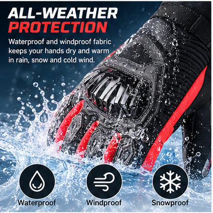 Luvas de Inverno para Motocicl - Motorcycle Gloves Leather Knuckle avaliação e preço