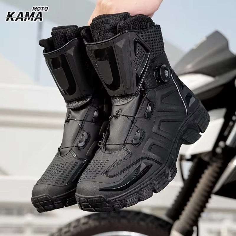 Botas de Motocicleta Masculina - Motorcycle Boots Waterproof Riding avaliação e preço