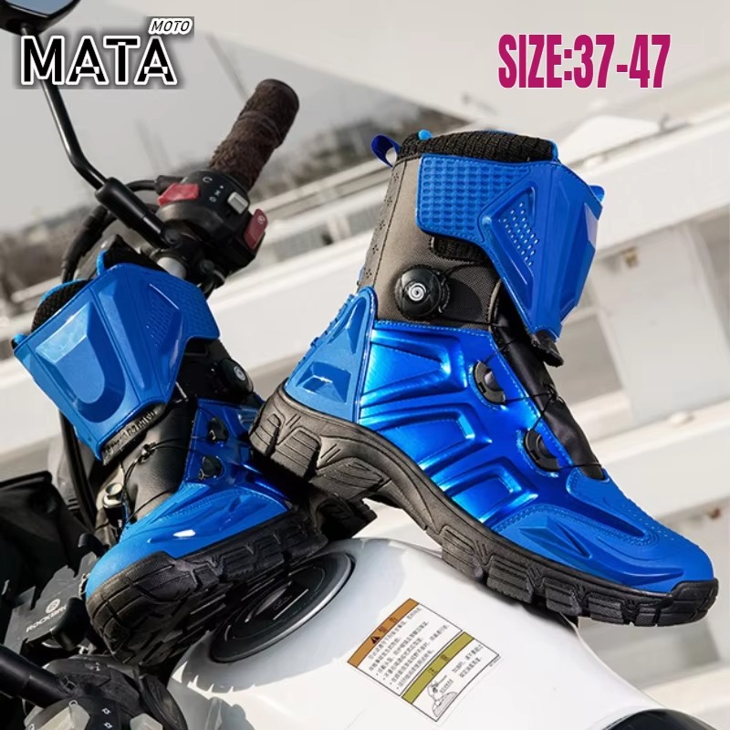 Botas de Motocicleta Masculina - Motorcycle Boots Waterproof Riding avaliação e preço