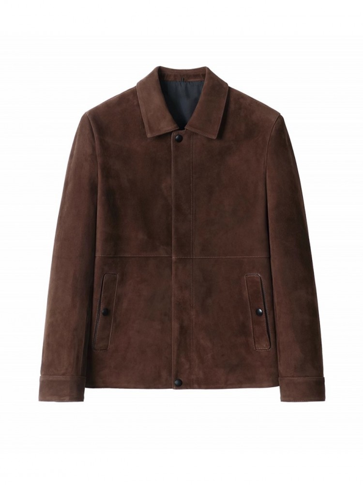 Jaqueta de couro de camurça re - Leather Motorcycle Jacket Biker avaliação e preço