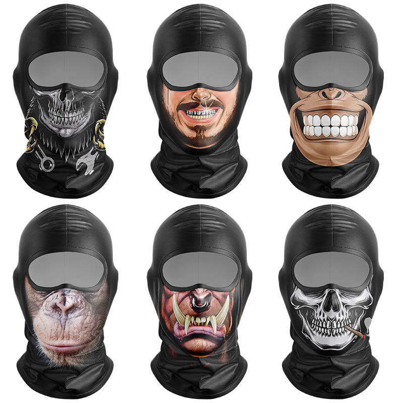 Máscara de proteção facial par - Motorcycle Neck Gaiter Balaclava avaliação e preço