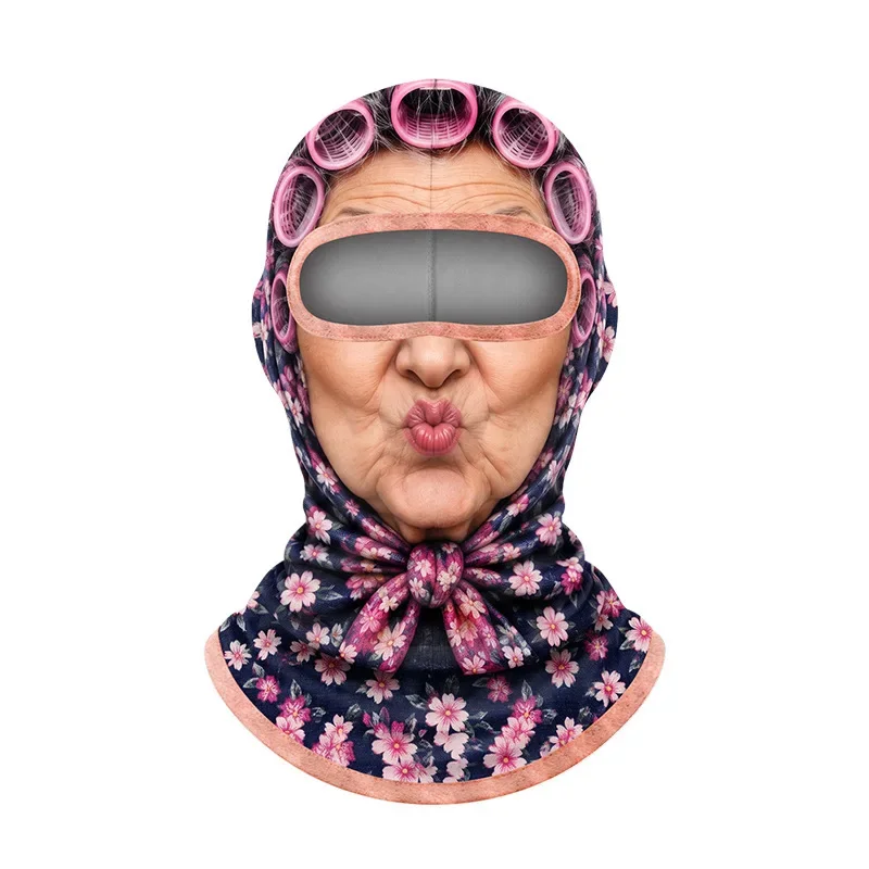 Balaclava com estampa engraçad - Motorcycle Neck Gaiter Balaclava avaliação e preço