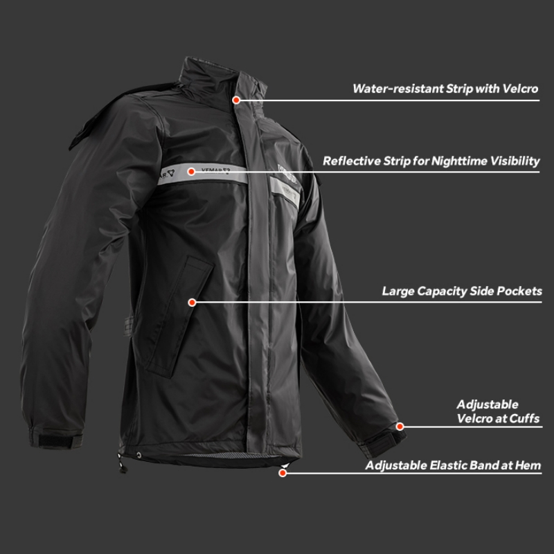 Conjunto de Chuva para Motocic - Motorcycle Rain Suit 2 Piece avaliação e preço