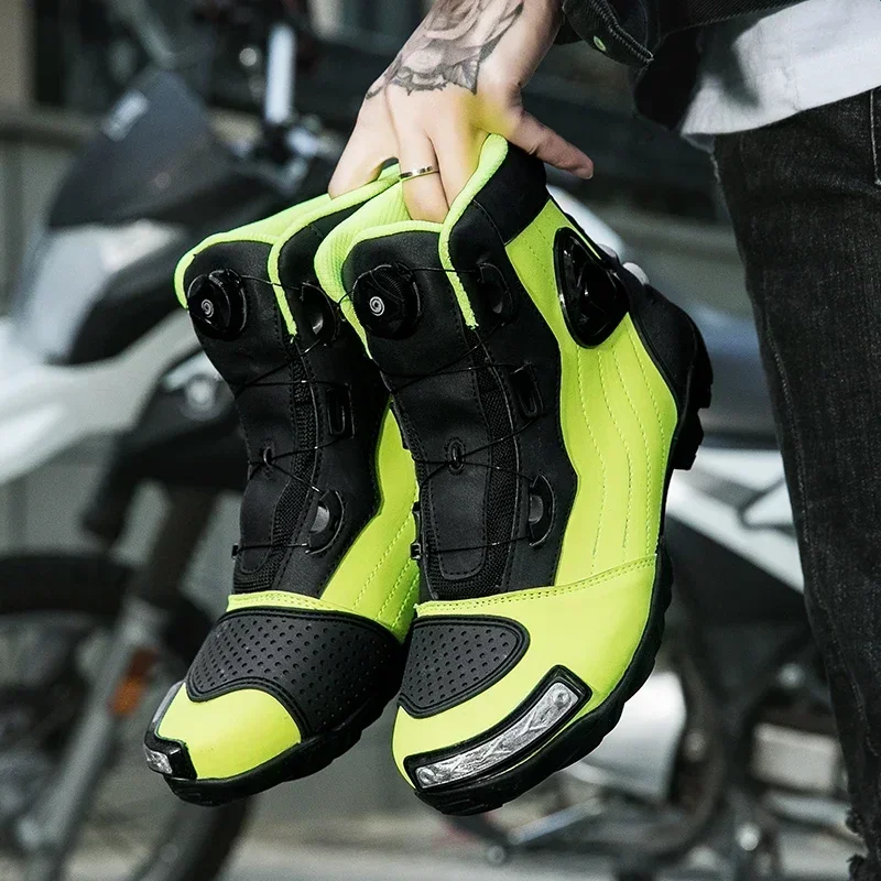 Equitação ao ar livre anti-des - Motorcycle Boots Waterproof Riding avaliação e preço