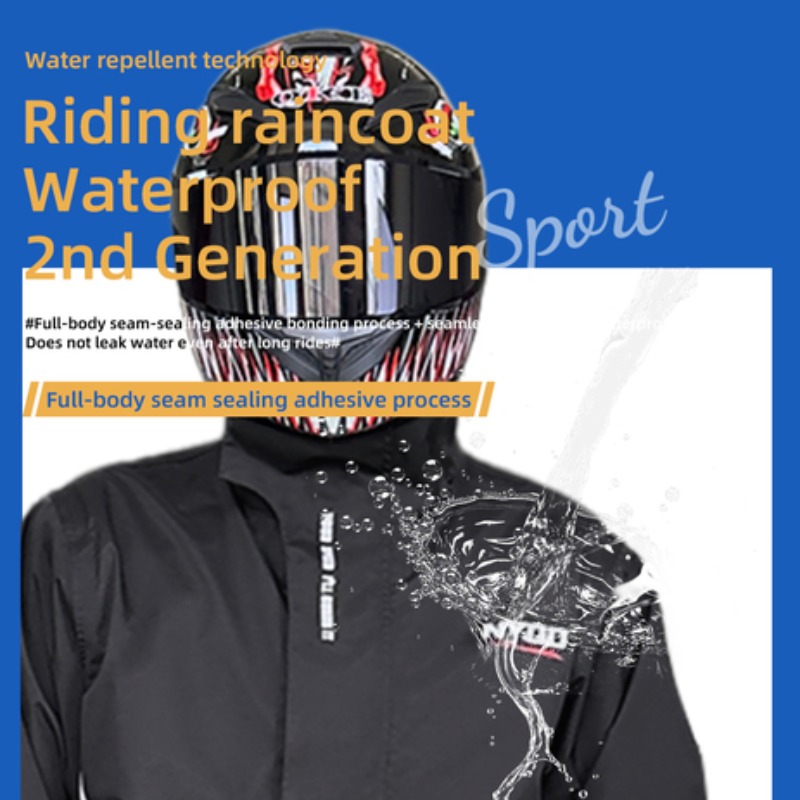 Capa de Chuva para Motocicleta - Motorcycle Riding Jacket Waterproof avaliação e preço