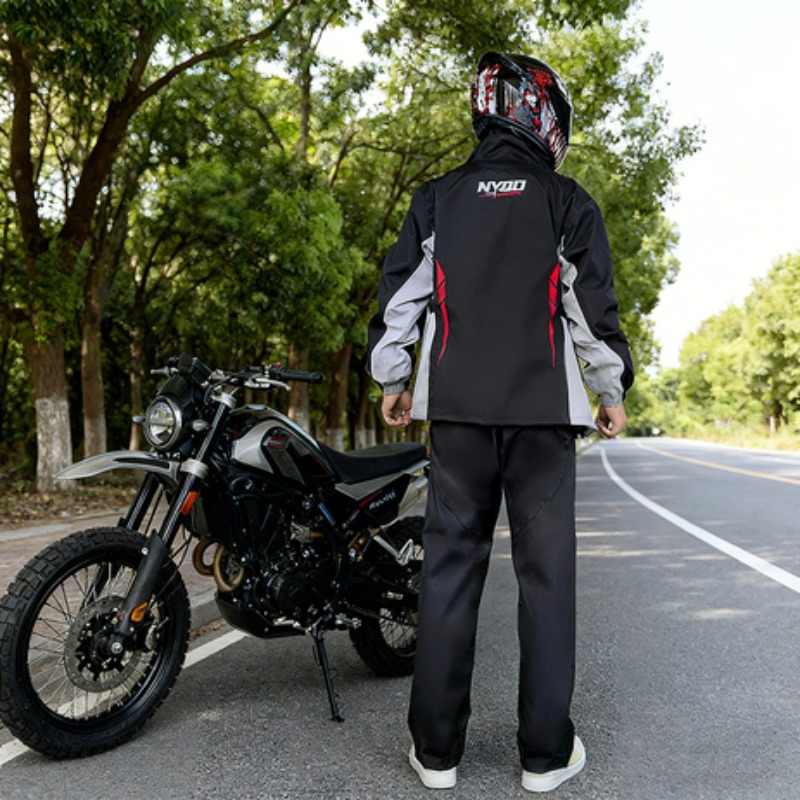 Capa de Chuva para Motocicleta - Motorcycle Riding Jacket Waterproof avaliação e preço